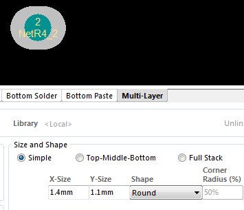 Заданная форма площадки
