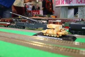 Утро, 22 августа 2017г. Наш стенд на АРМИЯ-2017, Кубинка. Ж.д. +крупнокалиберная пушка. Локомотив &quot;БИГ БОЙ&quot;. (18108 просмотров) <a class='original' href='./download/file.php?id=119615&mode=view' target=_blank>Загрузить оригинал (7.94 МБ)</a>