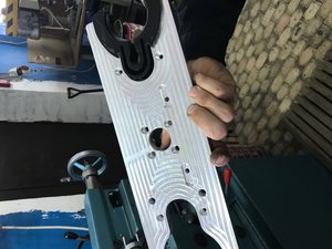 Поворотная опора  на ЧПУ центр  для тяжелого инструмента - первая деталька Размер 450Х120  Д16 Т  -14мм (3737 просмотров) <a class='original' href='https://cnc-club.ru/forum/download/file.php?id=144374&mode=view' target=_blank>Загрузить оригинал (2.23 МБ)</a>