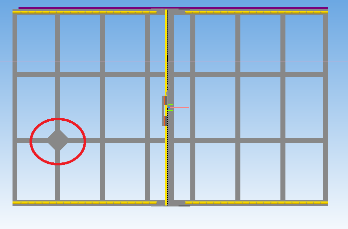 укреплю раму такими маленькими ромбиками