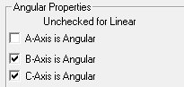 Не надо хоумить ось X с A одновременно, нужно снять галку в Config\General config - Angular Properties - A-Axis is Angular.