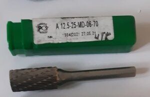 Борфреза цилиндрическая A-12,5-25-MD-06-70 400р. (926 просмотров) <a class='original' href='./download/file.php?id=196703&mode=view' target=_blank>Загрузить оригинал (25.21 КБ)</a>