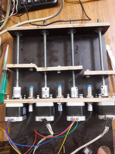 Для отладки сделал такой стенд . На реальном станке опасно экспериментировать. (2419 просмотров) <a class='original' href='./download/file.php?id=202511&mode=view' target=_blank>Загрузить оригинал (4.17 МБ)</a>