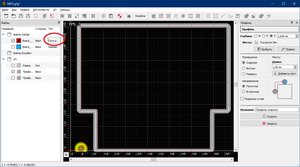 Версия платы №1, Выбрать всё =&gt; Профиль снаружи.  Всё Ок, кроме того, что нужное мне отверстие не обработано. (2949 просмотров) <a class='original' href='./download/file.php?id=208430&mode=view' target=_blank>Загрузить оригинал (262.04 КБ)</a>
