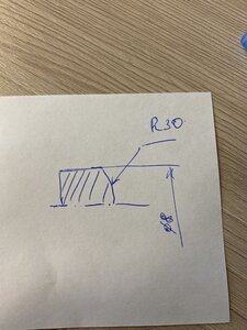 Так как имеется чертеж диаметр заготовки 8мм радиус от торца 30мм он начинается с нуля. Общий размер 6мм (1161 просмотр) <a class='original' href='./download/file.php?id=210591&mode=view' target=_blank>Загрузить оригинал (3.69 МБ)</a>