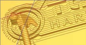 План чернового прохода с помощью 0,125 резца. Обратите внимание, что резец остаётся в пределах XY, которые мы указали ранее (6277 просмотров) <a class='original' href='./download/file.php?id=2269&mode=view' target=_blank>Загрузить оригинал (31.09 КБ)</a>