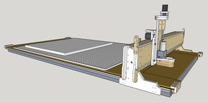 Так как основная нагрузка идет на Х ось, то все же поставлю 16 опоры. На 60 кг портала думаю достаточно. (1955 просмотров) <a class='original' href='./download/file.php?id=31105&mode=view' target=_blank>Загрузить оригинал (412.38 КБ)</a>