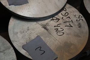 Пруток В95Т1 Ф420 мм, с АТП. пр-во АЛКОА-СМЗ,  заготовки треснули при резке (12905 просмотров) <a class='original' href='./download/file.php?id=34529&mode=view' target=_blank>Загрузить оригинал (6.15 МБ)</a>