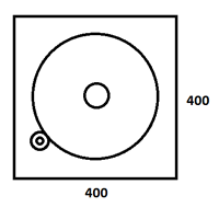 вид сверху в разрезе