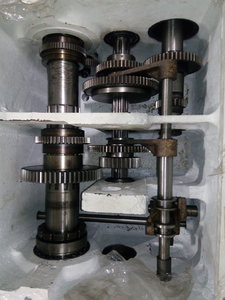 Собранная, но ещё не прикатанная коробка, разумеется все подшипники новые, кому охота 2 раза снимать, мыть, собирать пришабривать и прикатывать (7109 просмотров) <a class='original' href='./download/file.php?id=98231&mode=view' target=_blank>Загрузить оригинал (4.66 МБ)</a>